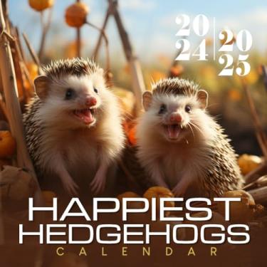 Imagem de Happiest Hedgehogs 2024 Calendar: Happiest Hedgehogs Calendar 2024 From January to December, Bonus 6 Months 2025, Planner Calendar Organizing & Planning Giftable 2024, Gifts For Any Occasions