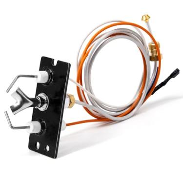 Imagem de Criditpid Conjunto Piloto Ipi 2090-013 Gás Propano Para Peças De Lareiras Heat-N-Glo, Heatilator, Quadra-Fire, Majestic E Outdoor Lifestyles, Conjunto Piloto Heatilator De Lareira Lp Com Termopar