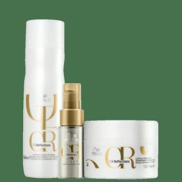 Imagem de Kit Wella Professionals Oil Reflections Sh 250ml + Masq 150g + Oil Ref