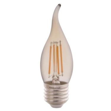 Imagem de Lâmpada LED de Filamento Vela Chama Tramontina CF35 Base E27 4 W 2200 