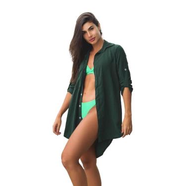 Imagem de SAÍDA DE PRAIA CAMISA/VESTIDO MANGA 3/4-Feminino