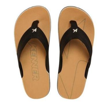 Imagem de Chinelo Kenner Nk6 Pro Preto Branco Caqui Original-Masculino