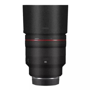 Imagem de Película protetora premium para lentes de câmera 85 1.2 Película protetora de vinil para Canon RF 85 mm F1.2 L USM (preto fosco)