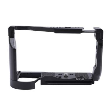 Imagem de Gaiola de Câmera para Arca Tipo Qr Placa 1/4 Polegada 3/8 Polegadas Parafuso Bolas de Câmera de Liga de Alumínio de Alumínio Rigado de Gaiola para ZV E10II para Estabilizador RS2