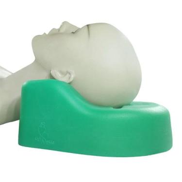Imagem de Suporte Apoio  24 X 12 X 29CM Anatômico Hospitalar Coxim Cabeça Gel - 
