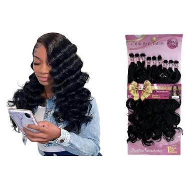 Imagem de Cabelo Bio Organico Premiun Karolina 300gr 9 Telas - GM Hair, #1