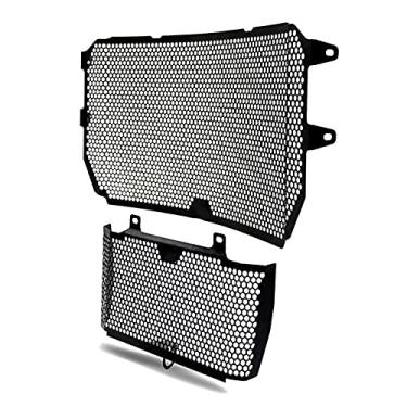 Imagem de MT10 Capa protetora de proteção de grade de radiador de motocicleta e kit de proteção de óleo para Yamaha MT-10 MT10 MT 10 2017 2019 MT-10 MT10 MT 10 SP 2016-2019 (preto)