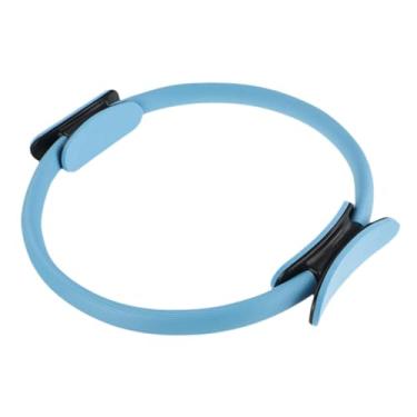 Imagem de Dynwave Anel de fitness Pilates, círculo de exercícios, profissional, ergonômico, treinamento de força, equipamento de treinamento central para treino de, Azul
