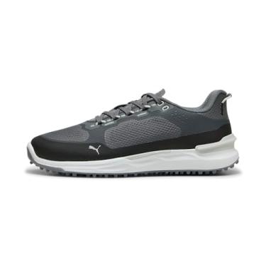 Imagem de PUMA Tênis de golfe masculino Ignite Elevate X, Slate Sky-puma preto cinza, 42