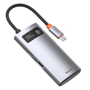 Imagem de Hub Adaptador Baseus Usb C Hdmi 4k Compatível C/macbook Air e Pro