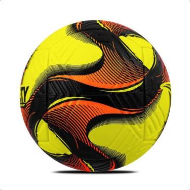 Imagem de Bola Oficial Society Penalty Líder Grama Sintética, Amarelo, Laranja, 