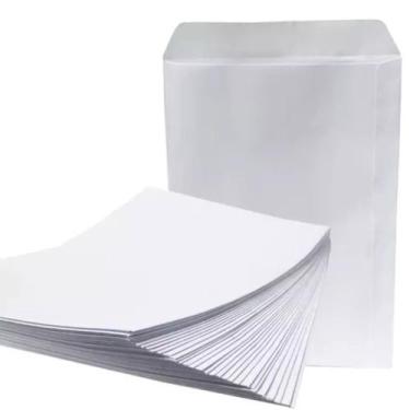 Imagem de Envelope Branco A4, 50 Unid Escritório, Contratos, Documentos - SCRITY