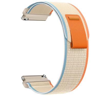 Imagem de Pulseira de nylon compatível com Samsung Galaxy Watch 7/FE/6/5 Pro 4 3/Watch 4 6 Classic/Active/Gear S2 S3 Frontier, pulseira esportiva de 20 mm e 22 mm para Galaxy Watch de 47 mm, 43 mm, 45 mm, 40