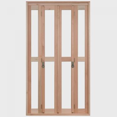 Imagem de Porta de Madeira Balcão Pantográfica 213x140cm com Batente de 9,4cm ewk 486 Rondosul