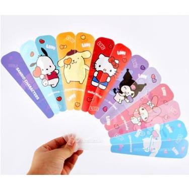 Imagem de Kit de 3 ventiladores manuais de mão Kitty & Friends – Dobrável – Oficialmente licenciado