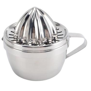 Imagem de Topyond Espremedor de suco manual de aço inoxidável, multifuncional, espremedor de frutas cítricas, barra doméstica, de aço inoxidável, espremedor de limão manual, espremedor de frutas cítricas manual