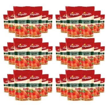 Imagem de Extrato de Tomate Concentrado Dajuda Sachê 300g Kit Com 36 Un - Wilson
