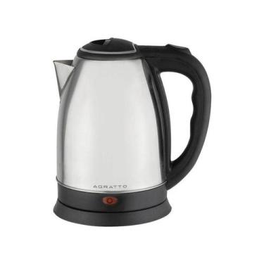 Imagem de Chaleira elétrica agratto ce-02 inox - 1,8 l - 220v -desligamento auto