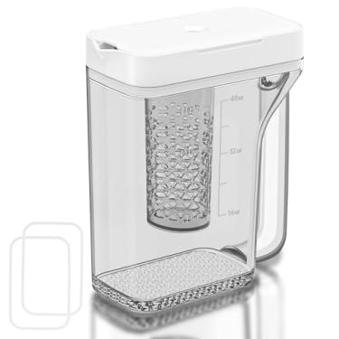 Imagem de Jarro de água para geladeira DA97-17395B atualizado compatível com Samsung Jarro de água para substituição de porta de geladeira à prova de vazamento reservatório de jarro de água de geladeira Samsung