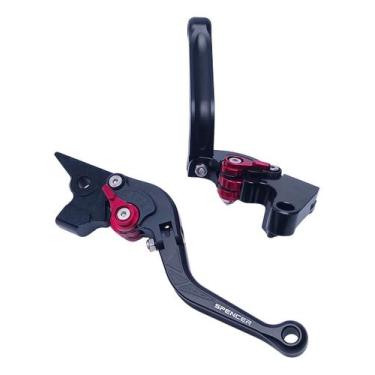 Imagem de Manete Spencer Dobrável Yamaha Xj6 Fazer 600 Mt-07 Mt-09, Preto