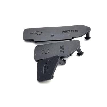 Imagem de Dromirow 1 conjunto de capa de borracha com interface USB MIC para Canon 1DX 1DX2 R5 R6 R peça de reparo de câmera (tampa lateral de borracha USB RP)