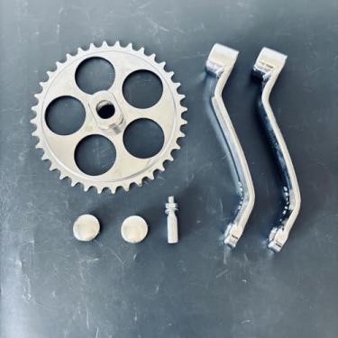 Imagem de CDHPOWER Braço de manivela largo com roda dentada 36T ou 44T - bicicleta motorizada a gás (roda dentada 36T)