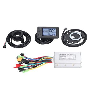 Imagem de Bicicleta elétrica Conversão Kit 250W 350W 17A Onda senoidal 3 Modo Motor Brushless Controller Display PAS Thumb Acelerador Set para DIY Bicicletas elétricas Veículos elétricos