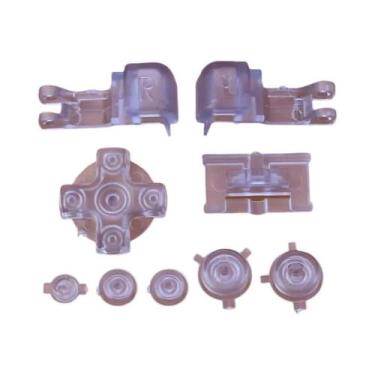 Imagem de Conjunto Completo De Botões GBA SP JCD Plástico a B Select Start Power