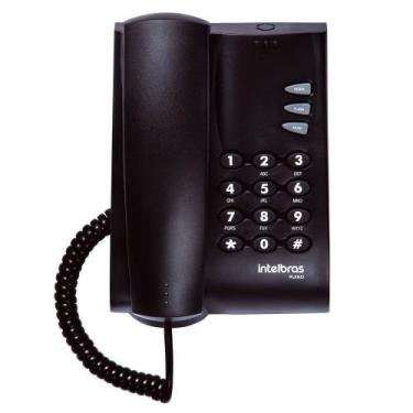 Imagem de Telefone Com Fio Pleno Intelbras, Bivolt, Preto