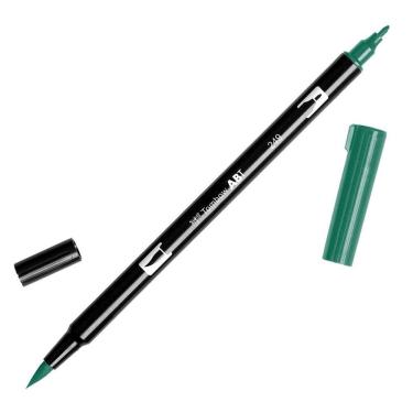 Imagem de Caneta Marcador Artistico Dual Brush Tombow 249 Hunter Green