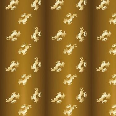 Imagem de Papel De Parede Cavalo Dourado Fundo Marrom Adesivo Lavavel