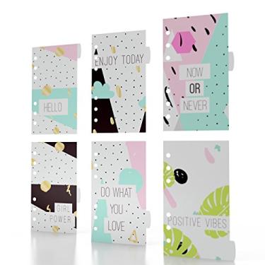 Imagem de Discagenda Enjoy Today Divisórias organizadoras pessoais de polipropileno, Ring Binding, Personal