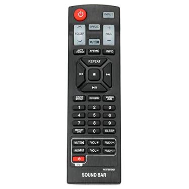 Imagem de AKB73575401 Controle remoto de substituição adequado para LG Sound Bar NB2420A NB2520A NB3520A