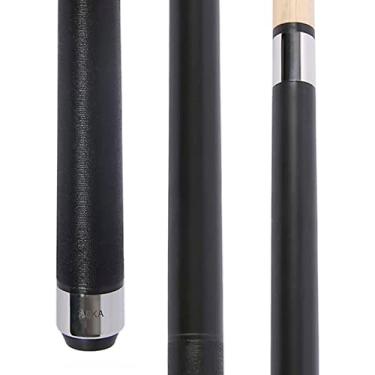 Imagem de ASKA 793.8 g Heavy Hitter Black Jump Break Taco JBCH28, 3pc Cue, Jump/Break Cue. Ponta de 14 mm, eixo de bordo canadense Hard Rock (JBCH28)