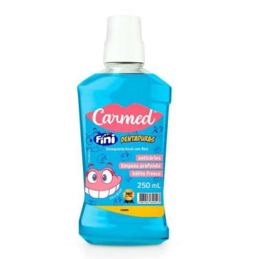 Imagem de Enxaguante Bucal Carmed Fini Dentaduras com Flúor 250ml