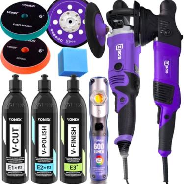 Imagem de Kit Polimento Profissional Politriz Zacs + Sistema VHP Vonixx