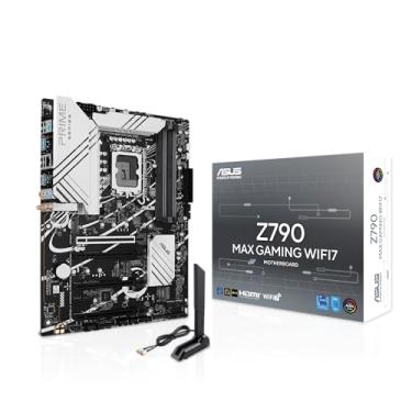 Imagem de ASUS Z790 MAX Gaming WIFI7 Intel Z790 (LGA 1700) ATX Placa-mãe com PCIe 5.0, três slots M.2, 14+1 DrMOS, DDR5, WiFi 7, Realtek 1Gb LAN, HDMI, USB 20Gbps Type-C®, Thunderbolt™ (USB4®), Aura Sync