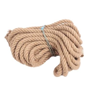 Imagem de Corda de Juta, Corda de Cânhamo de 30M, para Cama de Balanço, Corrimão, Doca e Paisagismo DIY (40mm)