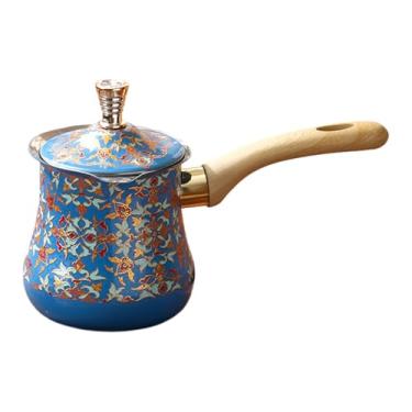 Imagem de DimyFew Cafeteira Aquecedora de Manteiga para Fogões de Indução Camping Profissional Punho Confortável Chocolate Derretendo Cafeteira, 720 Ml