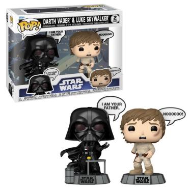 Imagem de Boneco Funko Pop! Star Wars: Sayings - Darth Vader e Luke