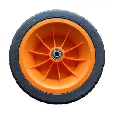 Imagem de Generic Pneu de carrinho de mão sólido, acessórios para carrinho de mão, fácil instalação, roda de de mão resistente para viagens, praia, compras, acampamento, M