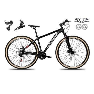 Imagem de Bicicleta Aro 29 Absolute Nero 5 24v Câmbios Shimano Freios Hidráulicos Suspensão Pneus c/Faixa Mtb-Unissex