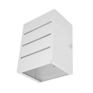 Imagem de Arandela 2 Focos C/ 3 Frisos Externa Parede Muro Cor:Branco