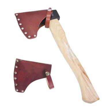 Imagem de TEAMWILL 1 Peça Suporte De Couro Portátil Cordão Lâmina Bainha Cabeça Capa Para Machado