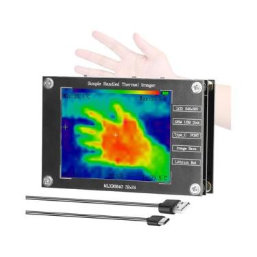 Imagem de Câmera Térmica Compacta 32x24 -40 a 300  Imagem Infravermelha Da Expos