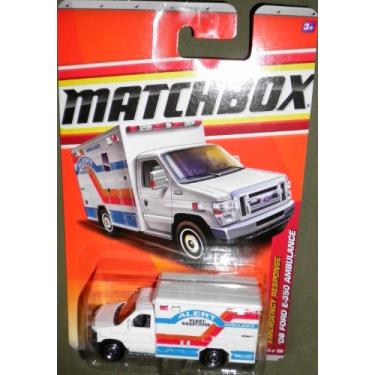 Imagem de 2011 MATCHBOX EMERGENCY RESPONSE WHITE ALERT FIRST RESPONSE AMBULANCE 54 OF 100 '08 FORD E-350 AMBULANCE