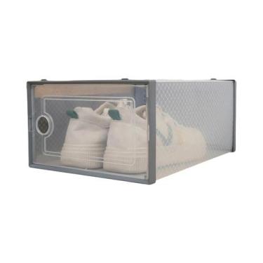 Imagem de Caixa De Armazenamento Para Tênis De Basquete De Plástico Com Moldura 