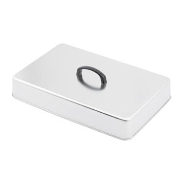 Imagem de Ioensy Tampa para grelha, cúpula para grelhar, cúpula de derretimento 201, chapa de aço inoxidável, capa para alinhavo para churrasco comercial, cozinha, 43.5 X 28.3 X 6.6 Cm