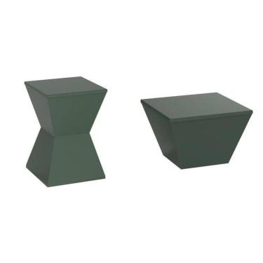 Imagem de Conjunto com 2 Banquetas - Nitro/neo Verde Alecrim