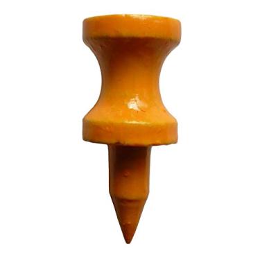 Imagem de Golf Tees Etc Camisetas Step Down de 2,5 cm - Pacote com 100 (Laranja Neon)